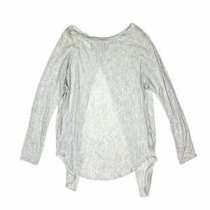 WILFRED Flowy Open Back Long Sleeve Top